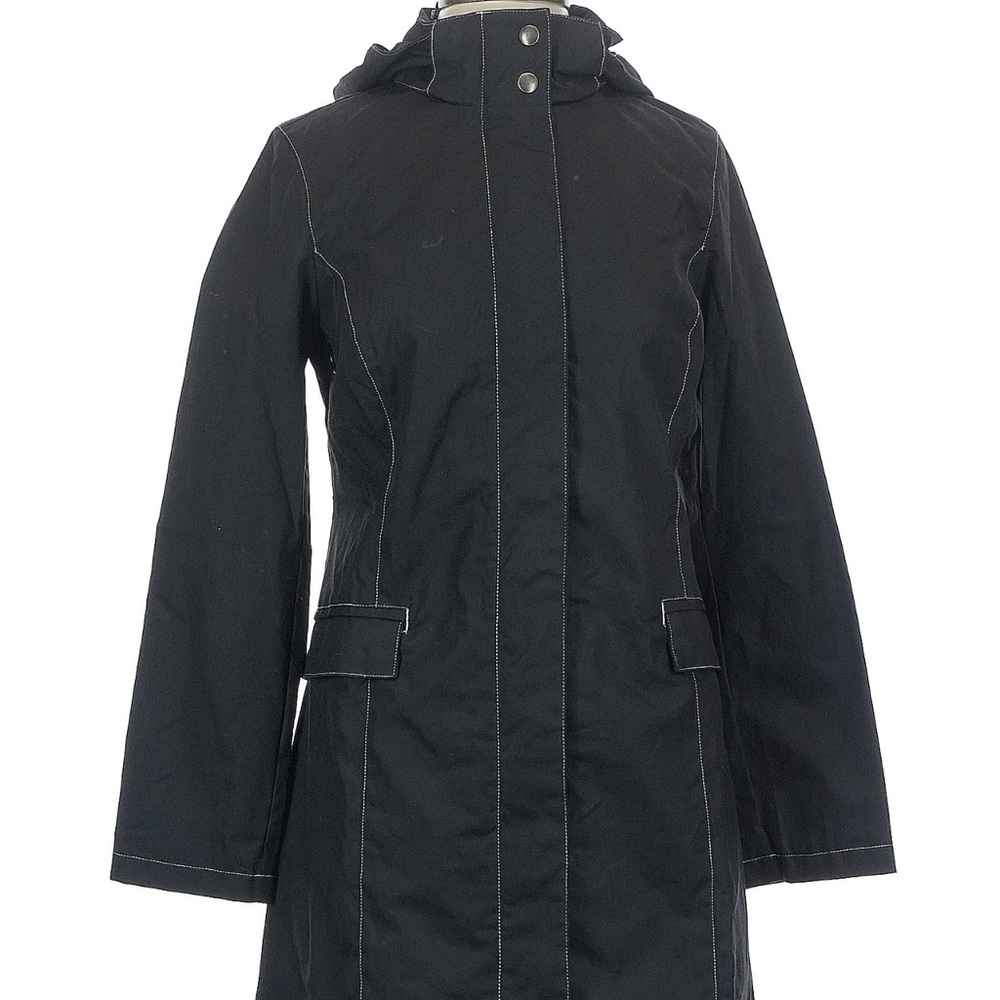 Feller Black Hooded raincoat